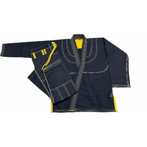 Bjj Gi Jiu Jitsu مع Golden Stitch Bjj Gi Jiu Jitsu Kimonos Gi 100% قطن بيرل نسج 450GSM in Kuwait