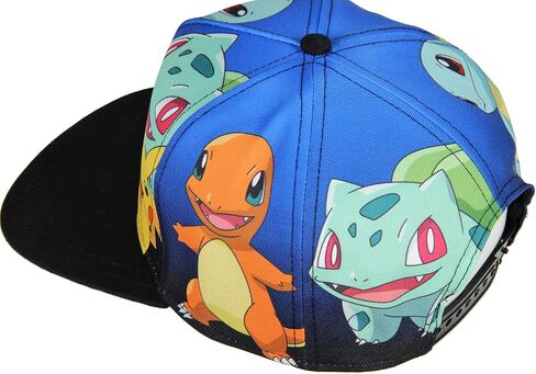 قبعة مسطحة من Bioworld Pokemon Youth Group متدرجة التسامي Snapback in Kuwait