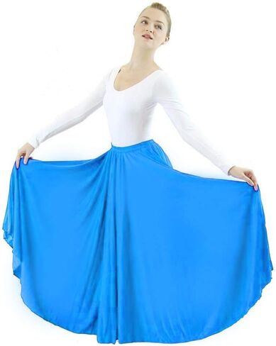 تنورة رقص طويلة للفتيات من Danzcue بدائرة كاملة in Kuwait