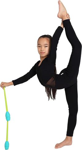 WILDWINS الفتيات الجمباز Unitards فريق Unitards الأساسية للرقص، الباليه كم طويل Unitard in Saudi Arabia