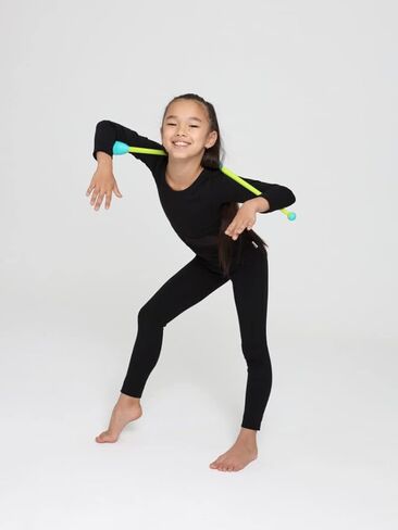 WILDWINS الفتيات الجمباز Unitards فريق Unitards الأساسية للرقص، الباليه كم طويل Unitard in Saudi Arabia