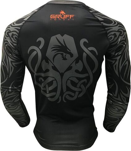 BJJ Rash Guards Grappling MMA Jiu Jitsu No Gi UFC Shirt Fight Wear, Long Sleeves. in Kuwait
