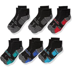 Fruit of the Loom Boys' Everyday Active Ankle Socks (12 Pack)