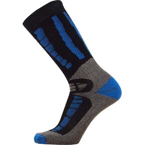 Pure Athlete Kids Ski Socks - Merino Wool OTC Winter Skiing Sock for Boys Girls