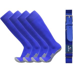 Thaplay Baseball/Softball Belt for Kids Boys Youth Men Women Adult (2 Pairs of Socks and Belt) With 2 Pairs Baseball socks