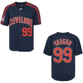 ZXCVB #99 Ricky Vaughn Jersey Boys Hip Hop Clothing Movie Baseball Jersey Stitched in Saudi Arabia