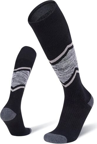 FITRELL 2/3 Pack Ski Socks for Skiing Snowboarding, Full Cushioned Winter Wool Warm Socks for Men and Women in Kuwait