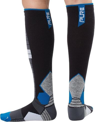 Compression Ski Socks Merino Wool – Thermal Warm Socks for Skiing, Snowboarding, OTC in Kuwait