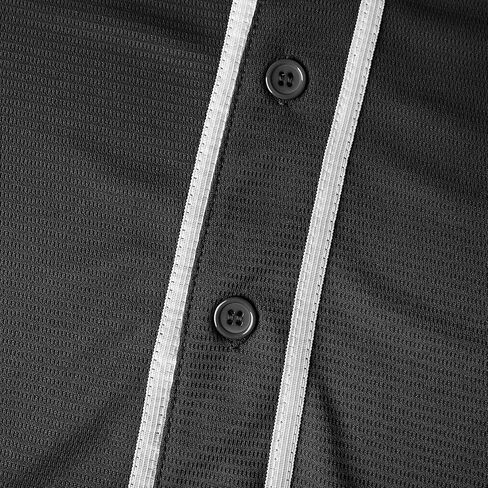 الشباب البيسبول جيرسي فارغة زر أسفل للأولاد تي شيرت، عادي قصيرة الأكمام محب الهيب هوب رياضي قمصان رياضية S-XL in Kuwait