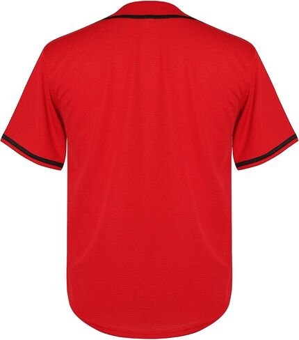 Youth Baseball Jersey Button Down Shirts Hip Hop Personalized Sport Tops for Boys in Saudi Arabia