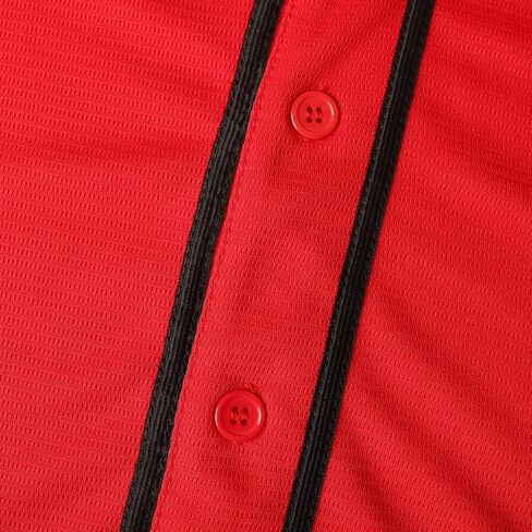 Youth Baseball Jersey Button Down Shirts Hip Hop Personalized Sport Tops for Boys in Saudi Arabia