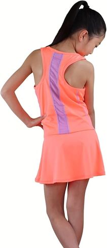 فستان تنس للفتيات، فستان تنس للصغار، فستان تنس برتقالي، فستان تنس مرجاني، فستان تنس أرجواني، فستان جولف للفتيات in Kuwait