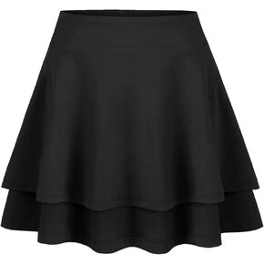 Arshiner Girls Tennis Skirt with Shorts High Waisted Active Skort Running Workout Athletic Golf Skirts with Pockets