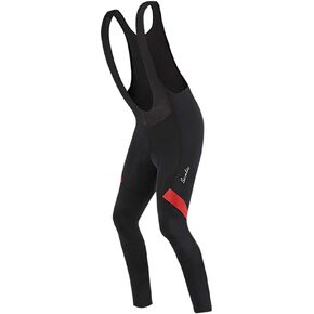 Santic Mens Cycling Bib Pants Padded Bicycle Breathable Long Tights for Men Compression Bike Riding Leggings