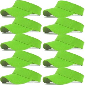 Unisex Sports Sun Visor Hats Open Top Bingo Visors for Tennis Golf Travel Summer Beach Pool