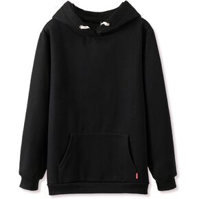 hathne Men's Fleece Hoodie Long Sleeve Sweatshirt Hooded Pullover Sweater Winter Tracksuit with Pocket