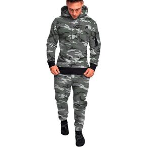 Insenver Men’s Sweatsuits Set 2 Piece Hoodie Outfit Jogging Tracksuits for Men Casual Athletic Long Sleeve Pullover Suit Set