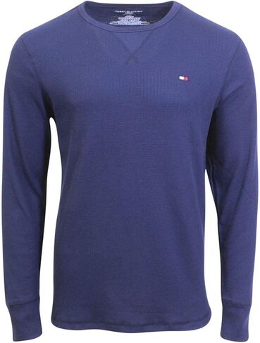 Tommy Hilfiger Men's Thermal Long Sleeve Crew Neck Shirt in Saudi Arabia