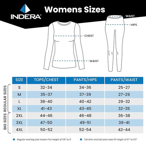 Indera Women's Long Drawers-Super-Soft Thermal in Saudi Arabia