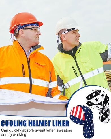 15 قطعة دو خرقة غطاء الجمجمة التبريد خوذة بطانة العرق فتل أشرطة رأس باندانا قبعة دراجة خوذة بطانة للرجال النساء in Kuwait