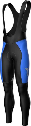 Sparx Men Winter Cycling Thermal Roubaix Bib Tights Padded Bib Pants High Viz Bike Leggings in Kuwait