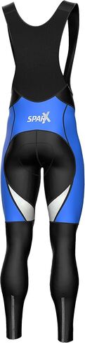 Sparx Men Winter Cycling Thermal Roubaix Bib Tights Padded Bib Pants High Viz Bike Leggings in Kuwait