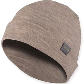 MERIWOOL Unisex Merino Wool Cuff Beanie Winter Hat for Men and Women in Kuwait