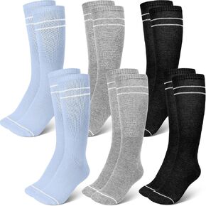 Yaomiao 6 Pairs Maternity Compression Socks 20-30 mmHg Circulation Support Socks Compression Stockings for Women Pregnancy in Saudi Arabia