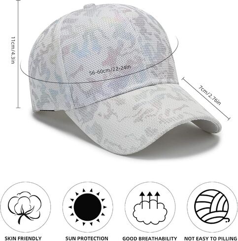 Adjustable Baseball Caps Breathable Mesh Baseball Cap Fashion Sun Hat Sunshade Sports Baseball Cap Suitable for Men and Women in Saudi Arabia