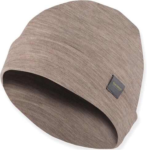 MERIWOOL Unisex Merino Wool Cuff Beanie Winter Hat for Men and Women in Kuwait
