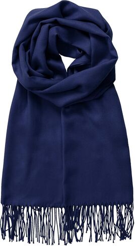 Made By Johnny Women's Winter Pashmina Scarf – Soft Cashmere Feel Shawl Wrap, Warm Fashion Blanket Scarves in Saudi Arabia