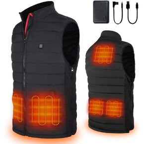 Hoson Heated Vest,Electric Lightweight Heated Vest For Men Women,Skating for Heated Jacket/Sweater/Thermal Underwear Battery