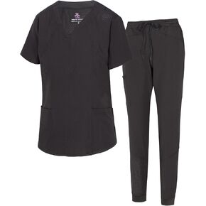 Natural Uniforms Womens Cool Stretch Jogger Scrub Set in Saudi Arabia