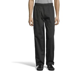 Uncommon Threads Unisex Cotton Elastic Waist Classic Cook Chef Pants