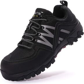 WHITIN Men's Steel Toe Slip Resistant Puncture Proof Construction Safety Work Shoes in Kuwait