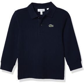 Lacoste Boys' Big Long Sleeve Classic Solid Pique Polo