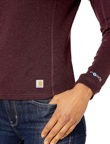 قميص Carhartt النسائي ذو الوزن الثقيل بطبقة أساسية حرارية وأكمام طويلة وجيب in Saudi Arabia
