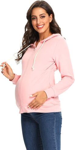 L نمط المرأة قمم الأمومة 3pcs طويلة الأكمام هوديي البلوز بالإضافة إلى أحجام الملابس عارضة in Kuwait