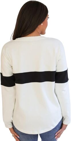 Movemama Crew Neck Long Sleeve Nursing Top, Active Nursing Sweatshirt, Invisible Access, Two Direction Zipper and Thumbholes in Kuwait