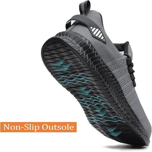 Steel Toe Shoes for Men and Women Comfortable Lightweight Work Safety Shoes Puncture Proof Slip Resistant Indestructible Sneakers Construction Work Utility in Saudi Arabia