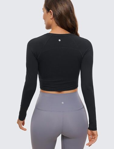 قمصان علوية قصيرة الأكمام للسيدات من CRZ YOGA، قمصان رياضية للجري واليوجا، قمصان قصيرة مناسبة للصالة الرياضية in Kuwait