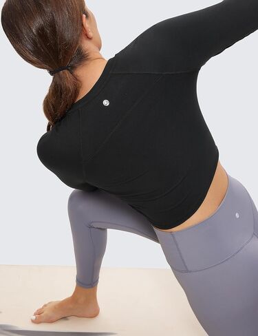 قمصان علوية قصيرة الأكمام للسيدات من CRZ YOGA، قمصان رياضية للجري واليوجا، قمصان قصيرة مناسبة للصالة الرياضية in Kuwait