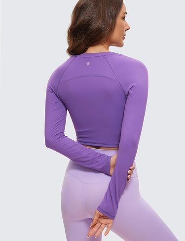 قمصان علوية قصيرة الأكمام للسيدات من CRZ YOGA، قمصان رياضية للجري واليوجا، قمصان قصيرة مناسبة للصالة الرياضية in Kuwait