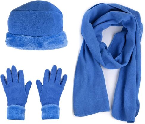 Women's Warm Fleece Winter - Women's Hat and Glove Set + Hats Gloves Scarves for Women in Kuwait