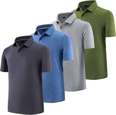 MLYENX Boys Polo Shirts School Uniform Short Sleeve Moisture Wicking Active Performance Golf Shirts Pack in Kuwait