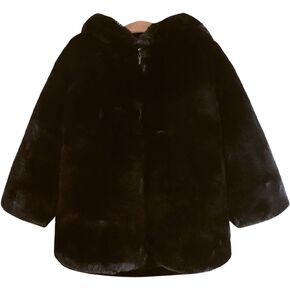 Miss Bei Girl's Winter Coat Kids Girls Spring Warm Fur Cartoon Coats Hooded Snowsuit Outerwear Jackets in Saudi Arabia