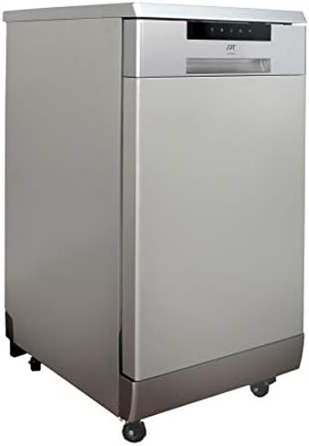 SPT SD-9263SSB 18″ Wide Portable Stainless Steel Dishwasher with ENERGY STAR, 6 Wash Programs, 8 Place Settings and Stainless Steel Tub in Saudi Arabia