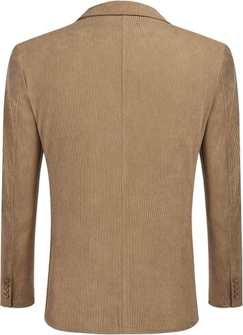 COOFADNY Men's Casual Corduroy Blazer Classic Fit Two Button Spoat Coat Fashion Notch Lapel Blazer Jacket in Saudi Arabia