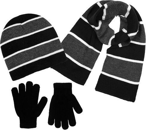 طقم قبعة ووشاح وقفازات من Polar Wear للأولاد in Kuwait
