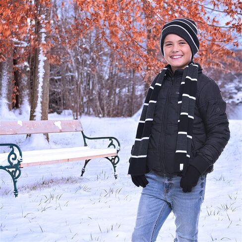 طقم قبعة ووشاح وقفازات من Polar Wear للأولاد in Kuwait